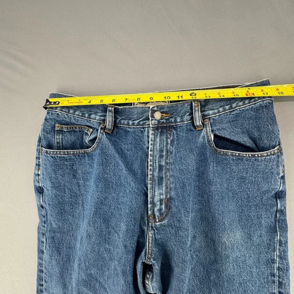 VTG Indigo Palms Tommy Bahama Mens Relaxed Fit Straight Leg Jeans Blue 36x32